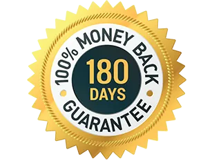 CitrusBurn&nbsp;-180-day risk-free money-back guarantee badge